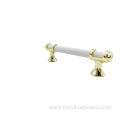 European high-end light luxury door handle white